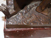 Bronze "pro patria" - e. laporte - afbeelding 7 van  16