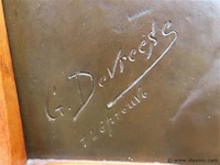 Bronzen basreliëf meisje - afbeelding 4 van  7