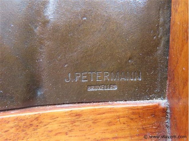 Bronzen basreliëf meisje - afbeelding 5 van  7