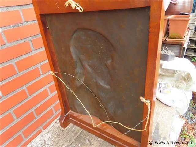 Bronzen basreliëf meisje - afbeelding 7 van  7