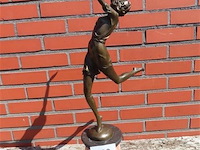 Bronzen beeld danseres - afbeelding 1 van  6