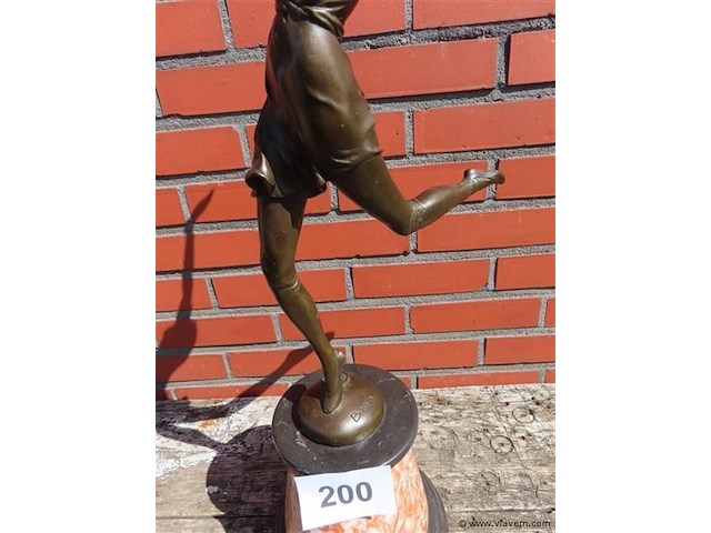 Bronzen beeld danseres - afbeelding 3 van  6