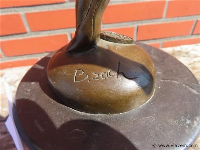 Bronzen beeld danseres - afbeelding 5 van  6