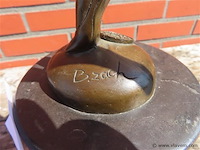 Bronzen beeld danseres - afbeelding 5 van  6