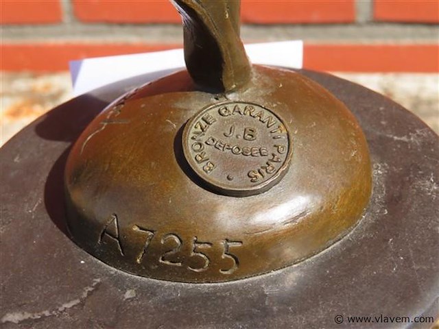 Bronzen beeld danseres - afbeelding 6 van  6