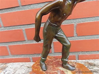Bronzen beeld mijnwerker - afbeelding 3 van  6
