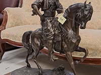 Bronzen beeld van een arabische ruiter - afbeelding 1 van  1