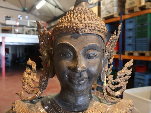 Bronzen beeld vishnu - afbeelding 2 van  16