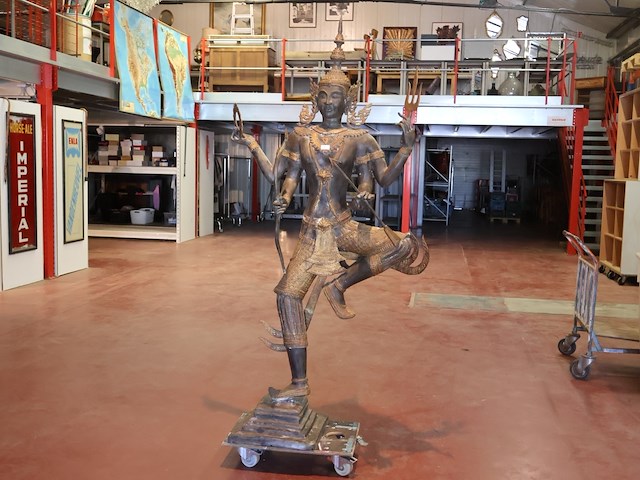 Bronzen beeld vishnu - afbeelding 1 van  16