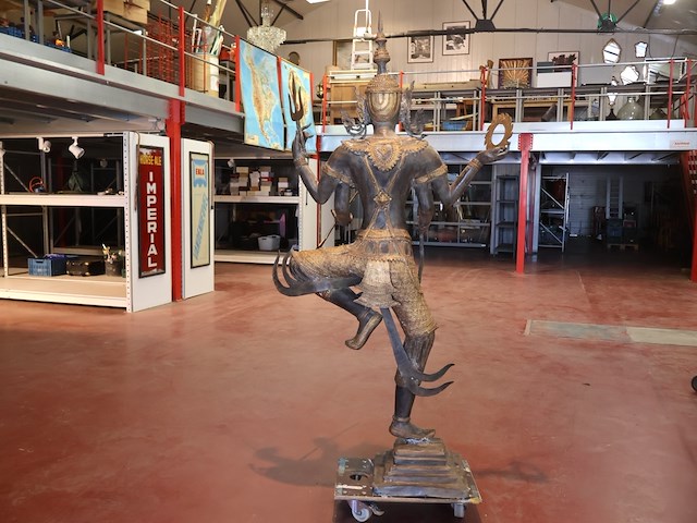 Bronzen beeld vishnu - afbeelding 13 van  16