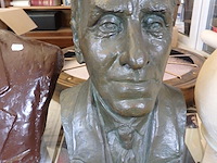 Bronzen buste hoogte 47cm - afbeelding 1 van  2