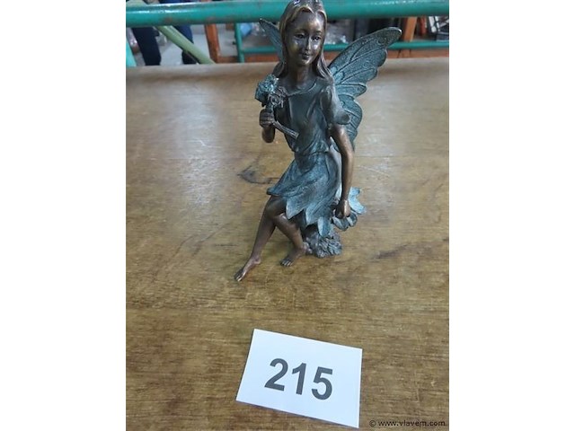 Bronzen engel h17,5cm - afbeelding 1 van  3