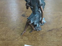 Bronzen engel h17,5cm - afbeelding 1 van  3