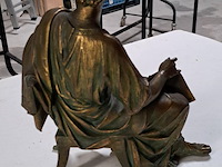 Bronzen heer getekend j,guillot 1871 - afbeelding 2 van  3