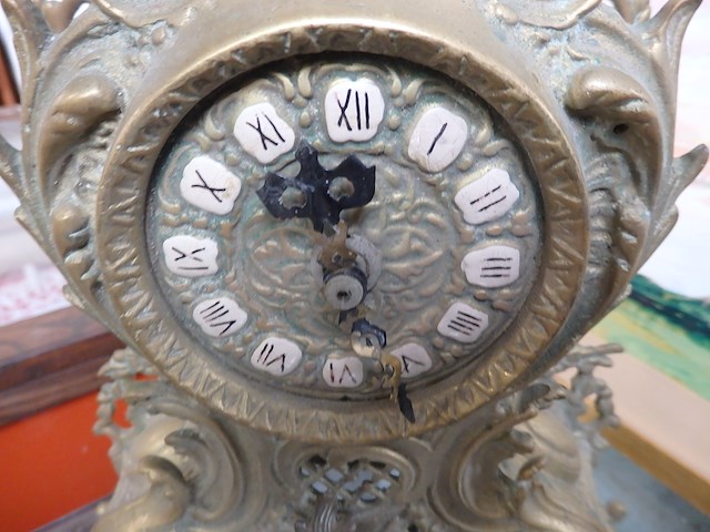 Bronzen klok - afbeelding 2 van  2