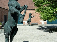 Bronzen monumentaal steigerend paard jan... - afbeelding 7 van  17