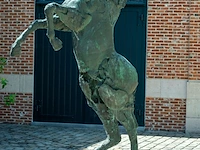 Bronzen monumentaal steigerend paard jan... - afbeelding 12 van  17