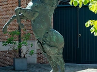 Bronzen monumentaal steigerend paard jan... - afbeelding 14 van  17