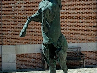 Bronzen monumentaal steigerend paard jan... - afbeelding 17 van  17