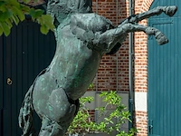 Bronzen monumentaal steigerend paard jan... - afbeelding 5 van  12