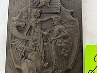 Bronzen plaquette 1914 - 1917 - afbeelding 1 van  2