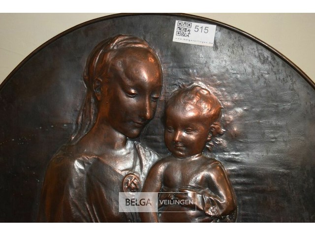 Bronzen reliëfplaat - afbeelding 2 van  3
