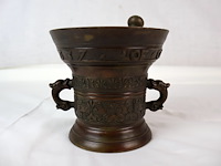 Bronzen vijzel - afbeelding 1 van  8