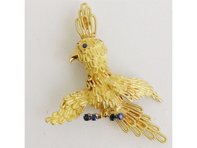 Brooch bird - afbeelding 1 van  3