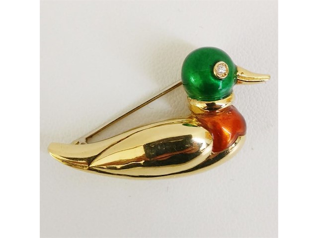Brooch duck - afbeelding 1 van  4