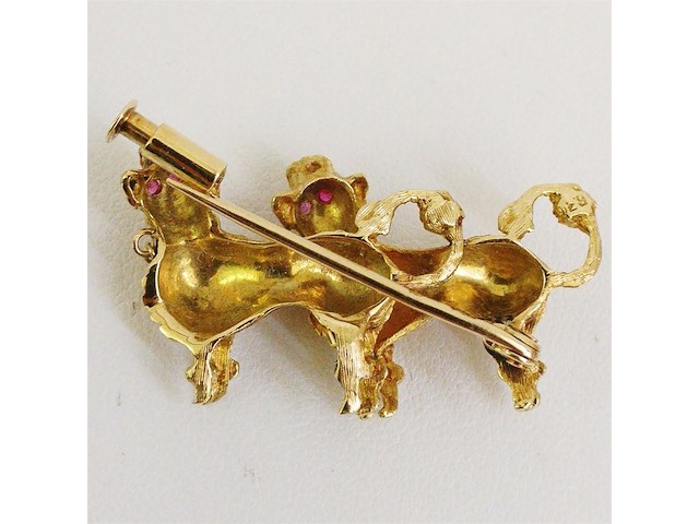 Brooch poodles - afbeelding 3 van  5