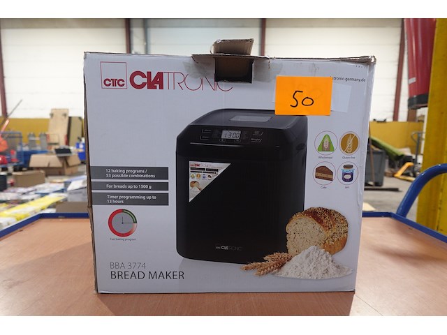 Broodbakmachine clatronic - afbeelding 1 van  2