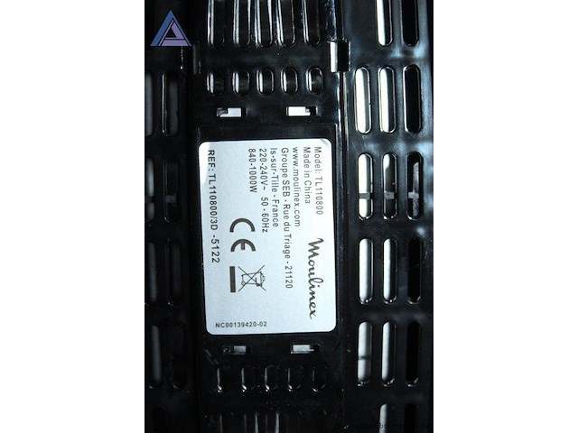 Broodrooster, moulinex, tl110800, principio, 840-1000w, werking niet gekend - afbeelding 2 van  3