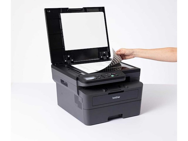 Brother dcp-l2627dwe - 3-in-1 multifunctionele printer (printen/scannen/kopiëren) monochrome laser - usb/wifi - print tot 32 ppm - afbeelding 1 van  3