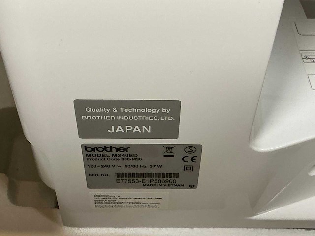 Brother m240ed borduurmachine - afbeelding 3 van  6