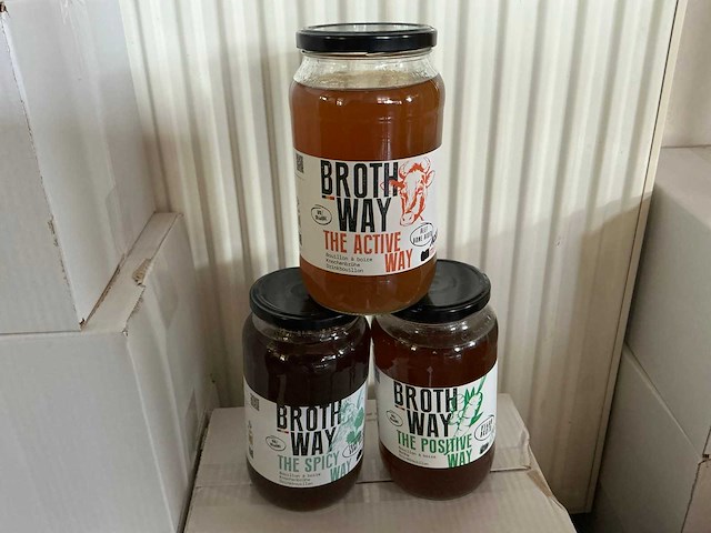 Brothway partij diverse 1l bouillon (66x) - afbeelding 1 van  7