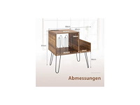 Brown hi-fi stand - afbeelding 3 van  3