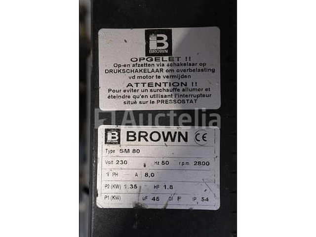 Brown sm80 compressor - afbeelding 8 van  8