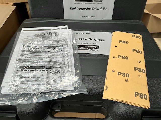 Brüder mannesman 12555 4-delige gereedschaps koffer - afbeelding 2 van  10