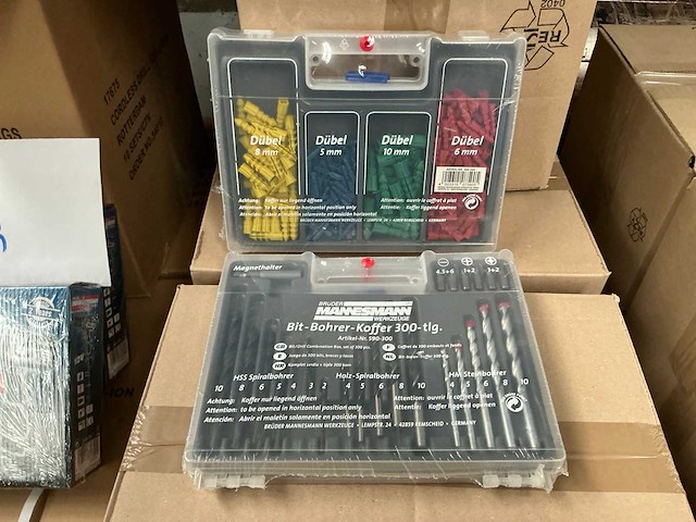 Brüder mannesman 590-300 bits, boren en pluggen set (2x) - afbeelding 1 van  3