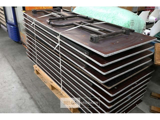 Bruine klaptafels (12x) - afbeelding 2 van  2