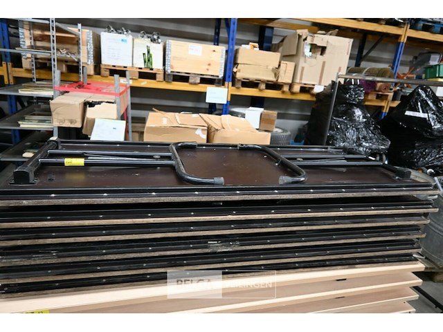 Bruine klaptafels (5x) - afbeelding 1 van  2
