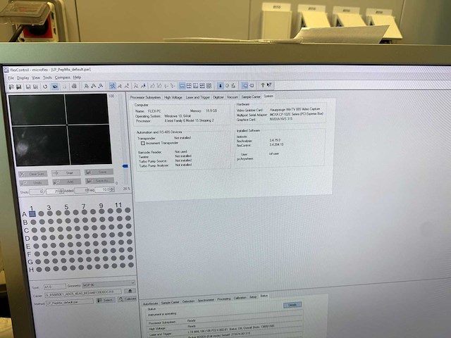 Bruker - microflex lt/sh - massaspectrometer - afbeelding 6 van  8