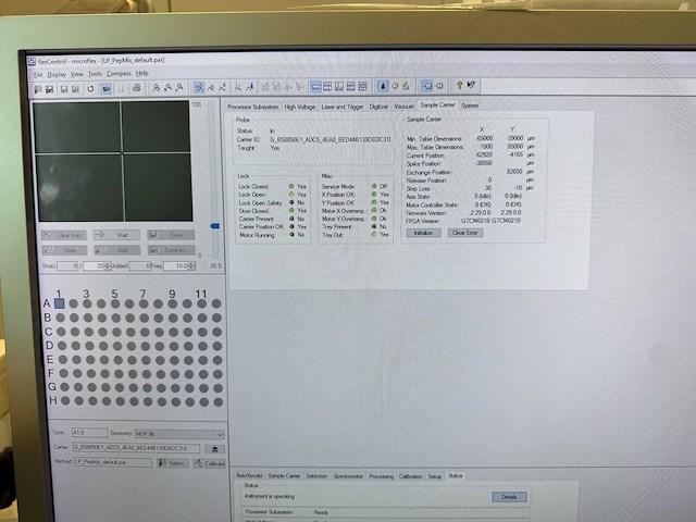 Bruker - microflex lt/sh - massaspectrometer - afbeelding 7 van  8