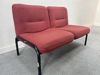 Brune - 2-zit - zitbank/wachtbank - overige kantoorinventaris - afbeelding 3 van  3