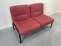 Brune - 2-zit - zitbank/wachtbank - overige kantoorinventaris - afbeelding 2 van  2