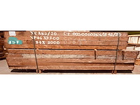 Brut ovendroog afrormosia (46x) - afbeelding 1 van  5