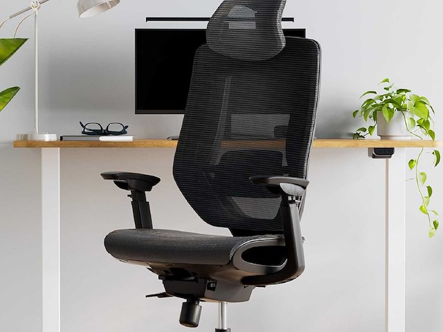 Bs12 lite ergonomische bureaustoel, met flexibele hoofdsteun - afbeelding 1 van  8