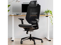 Bs12 lite ergonomische bureaustoel, met flexibele hoofdsteun - afbeelding 2 van  8
