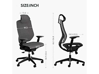 Bs12 lite ergonomische bureaustoel, met flexibele hoofdsteun - afbeelding 8 van  8