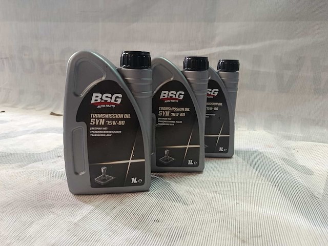 Bsg - transmissieolie syn 75w-80 (3x) - afbeelding 2 van  2